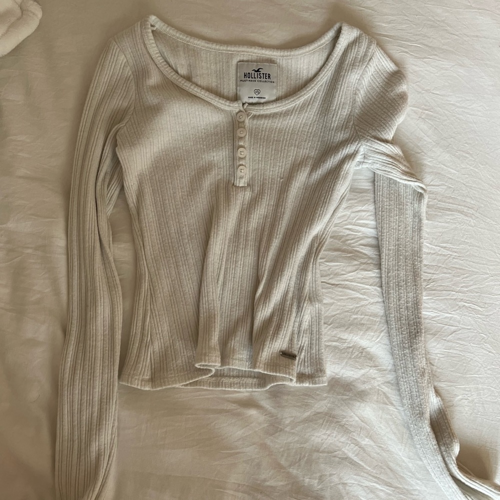 Hollister Ribbed Long  Sleeve